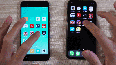 iphone x vs 小米6速度对比:结局有点出乎意外