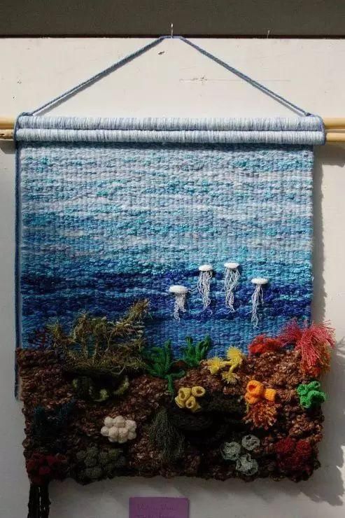 手工编织丨自己动手钩织的壁画,堪比艺术家的艺术品