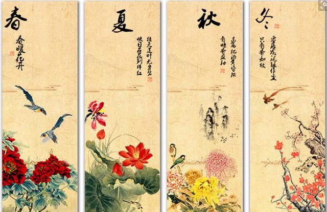 歌咏春夏秋冬的诗词,春花秋月,夏夜冬雪,四季美景尽在