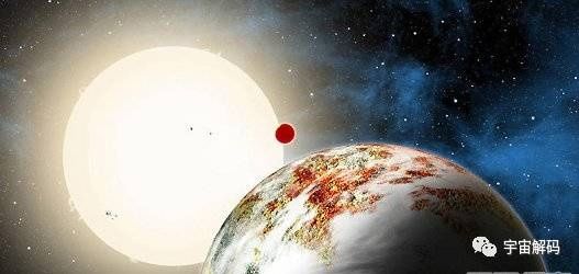 "开普勒-10"星系的艺术效果图 "开普勒-186f"是一颗绕红矮星"开普勒