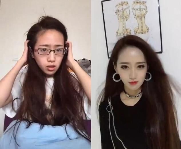 小姐姐化妆前后对比,最后一个的bb霜是不要钱吗?