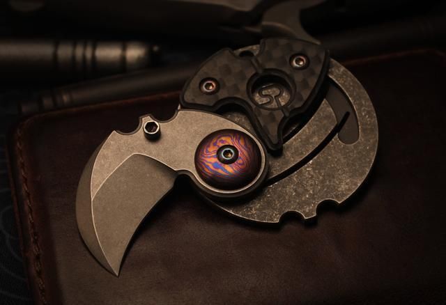 "袖里藏刀"你没见过的如此秀丽多彩的edc豌豆刀