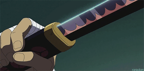 《海贼王》里最帅的武器!世界最强之鹰眼之黑刀夜!