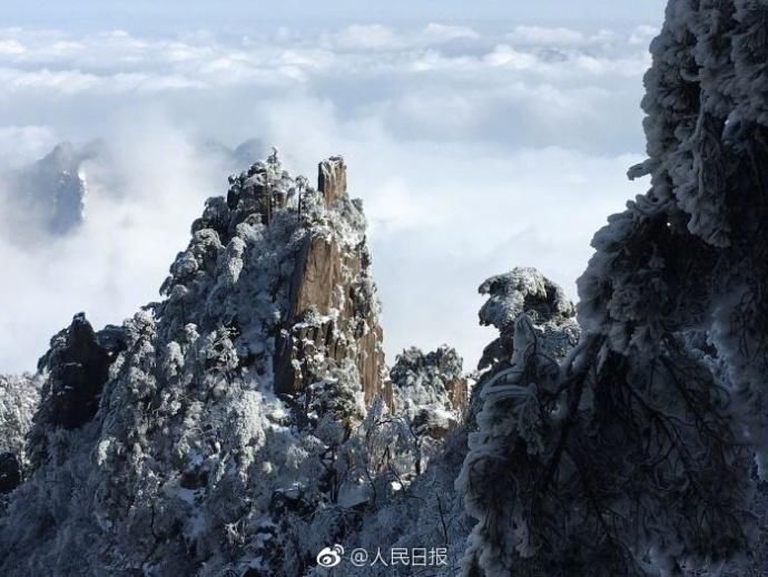 黄山"五绝"之冬雪!