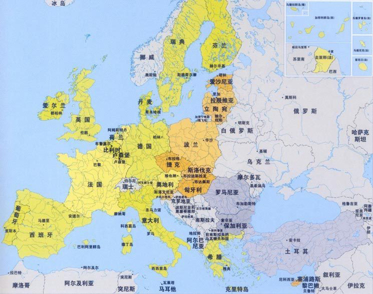 欧洲有几个国家