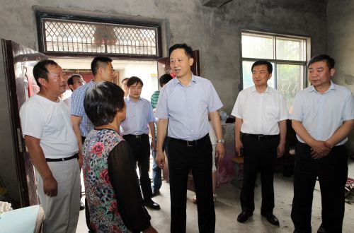 黄晓武到濉溪县刘桥镇孟口村调研