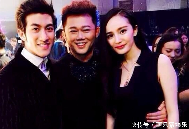 杨幂与男星合影:图2我服了,图3我也服了,图4我心服口服!