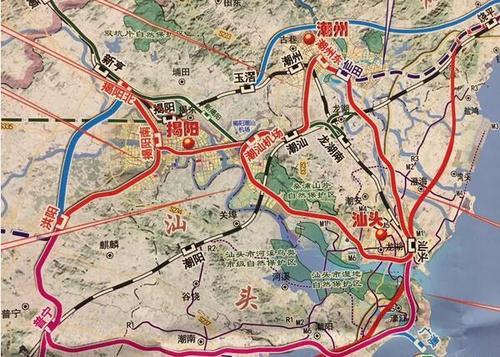 粤东地区规划5条铁路,打造汕潮揭"半小时通勤圈"