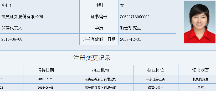 金龙羽更换保荐代表人 东吴证券李佳佳接替汤迎旭