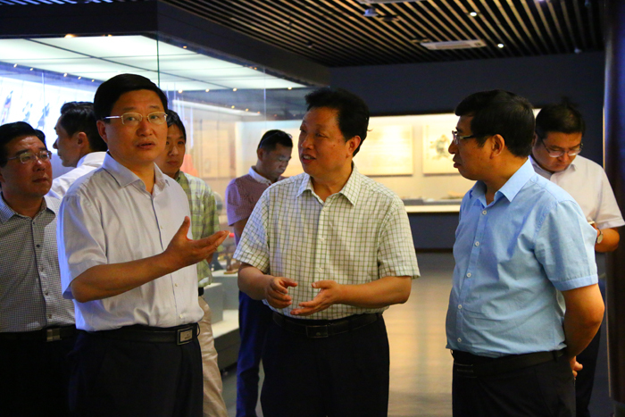 副市长葛启发调研盐城市区文博建设工作