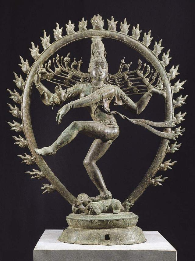 印度新德里国家博物馆:舞王湿婆青铜像