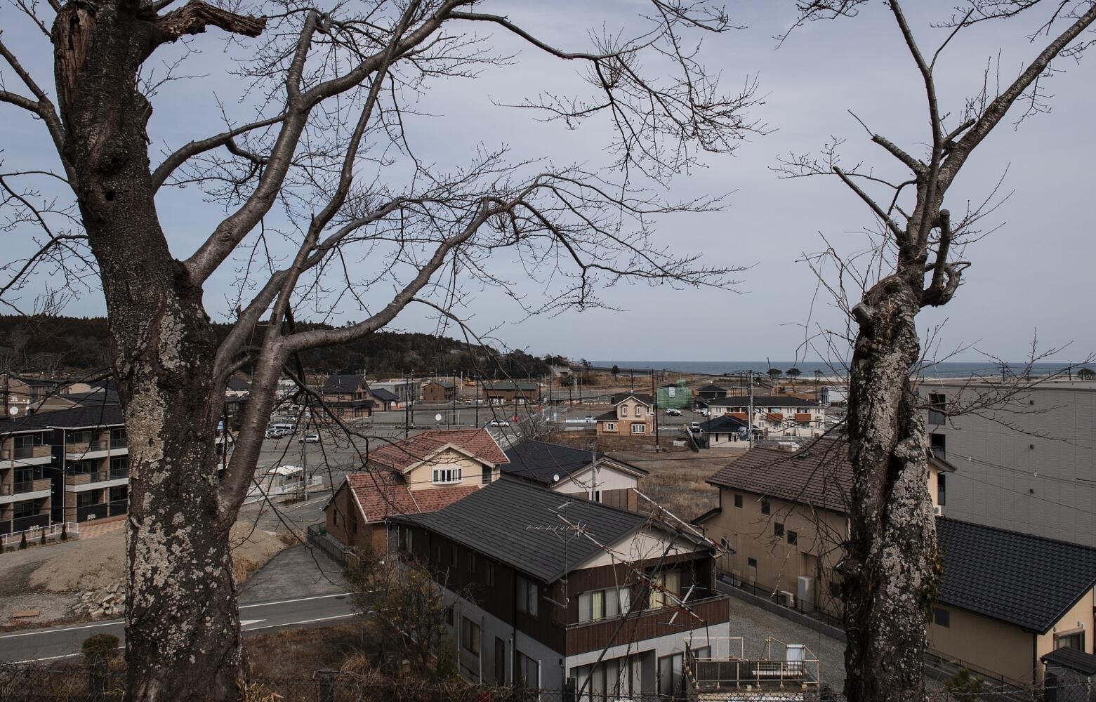 东日本大地震8周年 福岛灾区街道荒凉