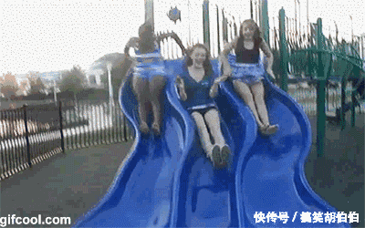 搞笑gif第四期:妹子这腿简直逆天啊!