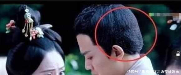 最让人"眼馋"的穿帮镜头:图1任嘉伦的头,图3热巴献的吻