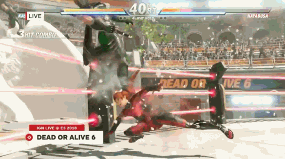 e3:《死或生6》实机演示 小霞硬核格斗锤飞猛男