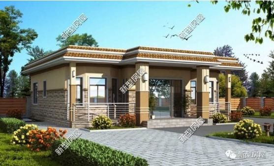 5套农村平顶自建房,简单而舒适,既省钱不说还不愁没地