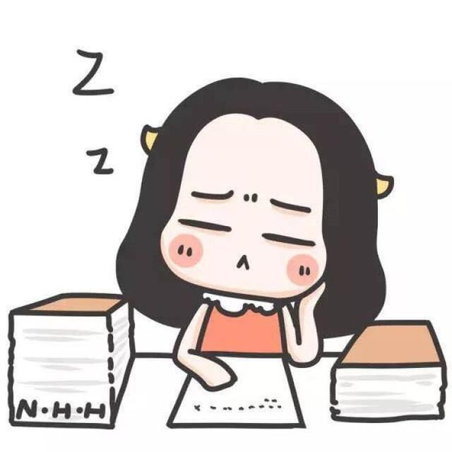 动漫头像:懒惰的女生!