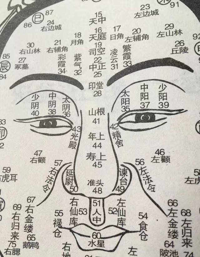面相术重点知识汇总(十),应验率高,值得收藏!