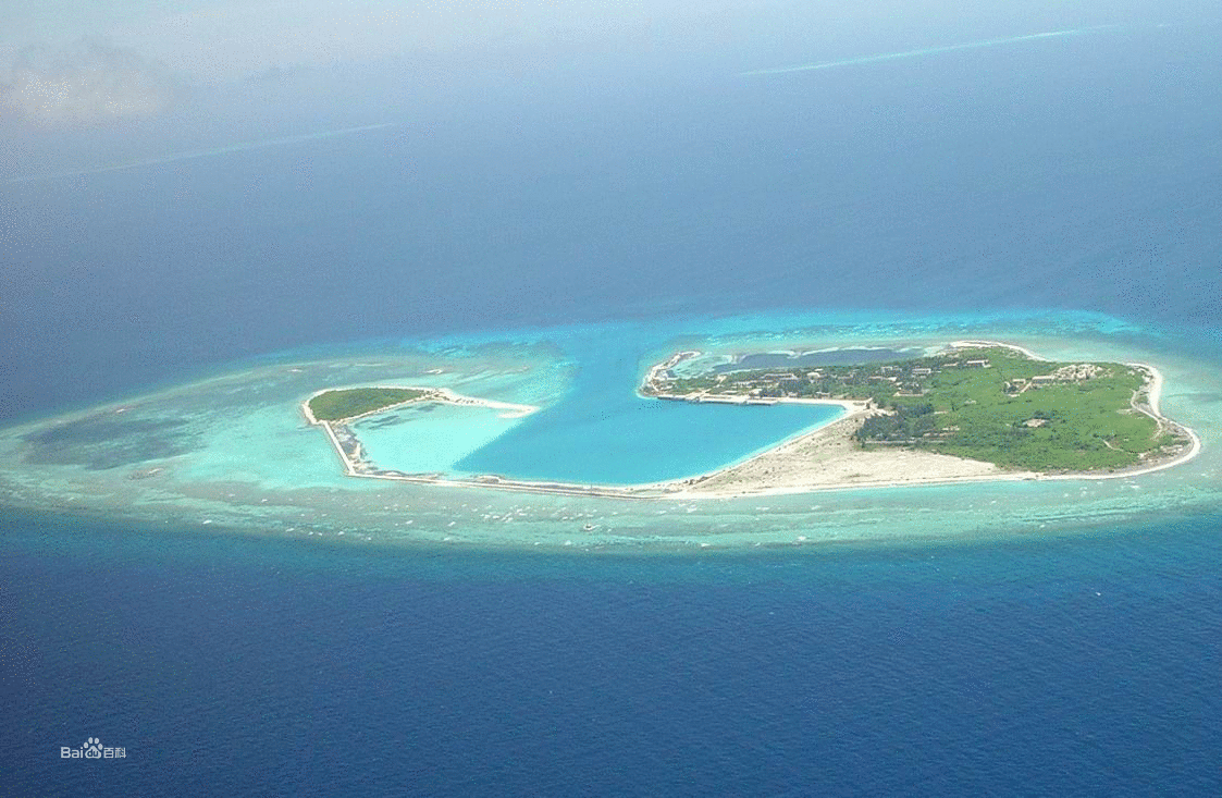 中国南海的美丽风景