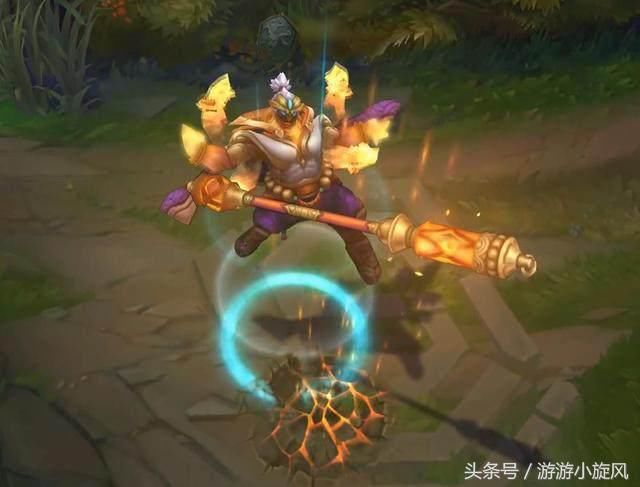 英雄联盟:神使贾克斯原画曝光,六臂真神特效完爆神拳李青!