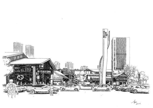 设计大师用钢笔描绘的建筑画可以精致到什么地步?