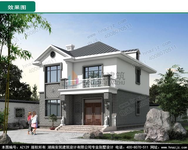 宜都间小小开气氛不高,带点中式复古的进深,在二层乡下建农村小造价的别墅碧桂园别墅图片