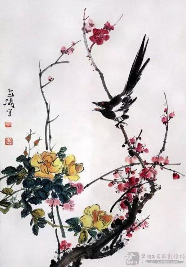王雪涛梅花画图片,王雪涛荷花国画图片,王雪涛荷花图片_大山谷图库