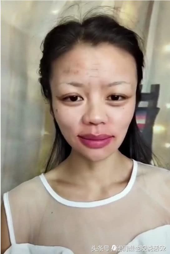 抖音惊现最美新娘,卸妆后却成大妈,网友:被锁骨下的痣