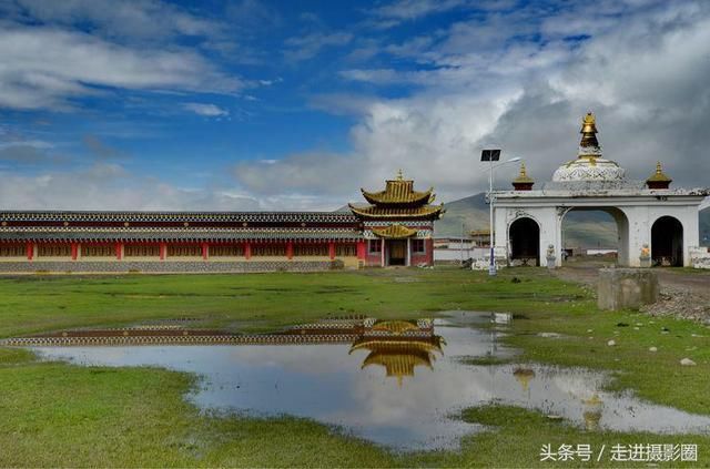 玛曲阿万仓宁玛寺,藏语全称为图丹祥德林