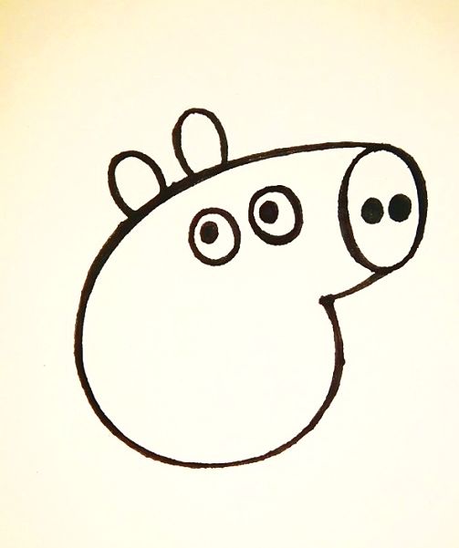 【小猪学画画】小猪佩奇简笔画!