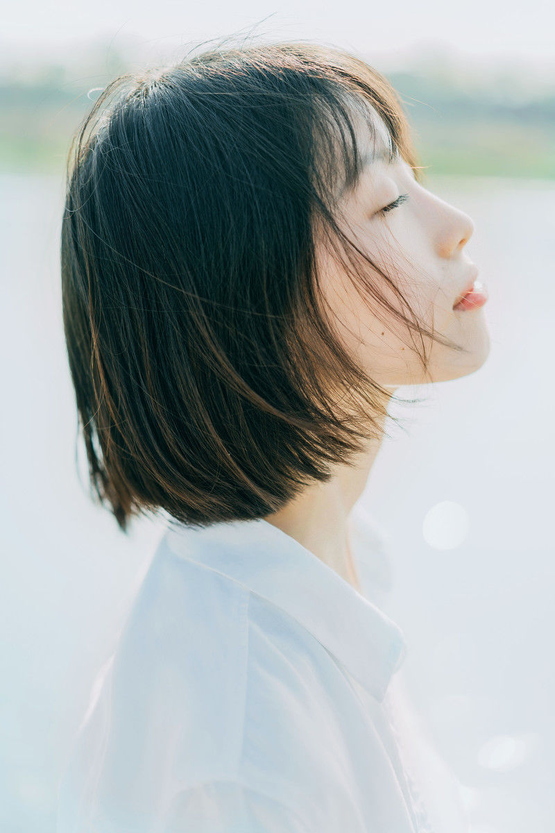 清纯美女人像摄影:日系糖水片小清新风格摄影写真