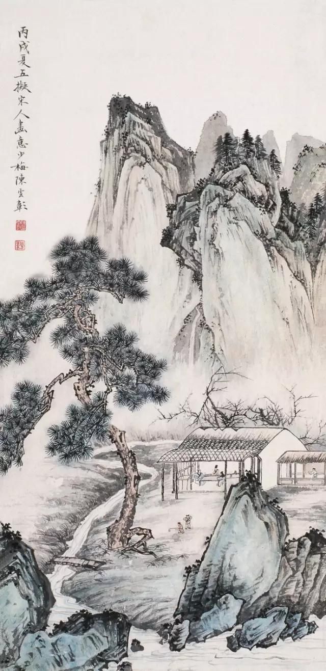 陈少梅笔下的山水画,看一眼便爱上了!