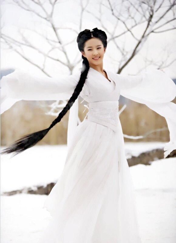 盘点刘亦菲最美的2个古装角色,完美代入各大古代小说