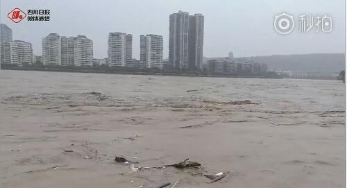 连续大暴雨,四川绵阳或爆发建国来最大洪水