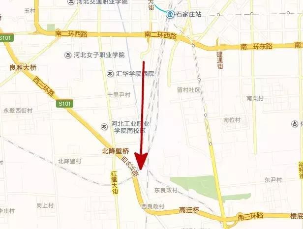 中华大街南延 ( 南二环 - 南三环 ) 道路工程 , 该项目起点为南二环