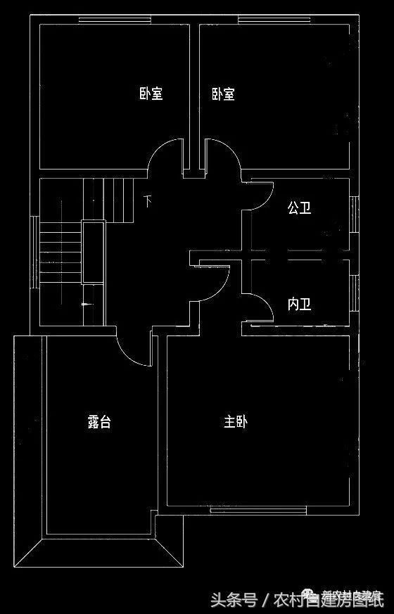 面宽8米的农村宅基地建房,6款图纸别墅只有,让怎么外墙漆经典图纸算图片
