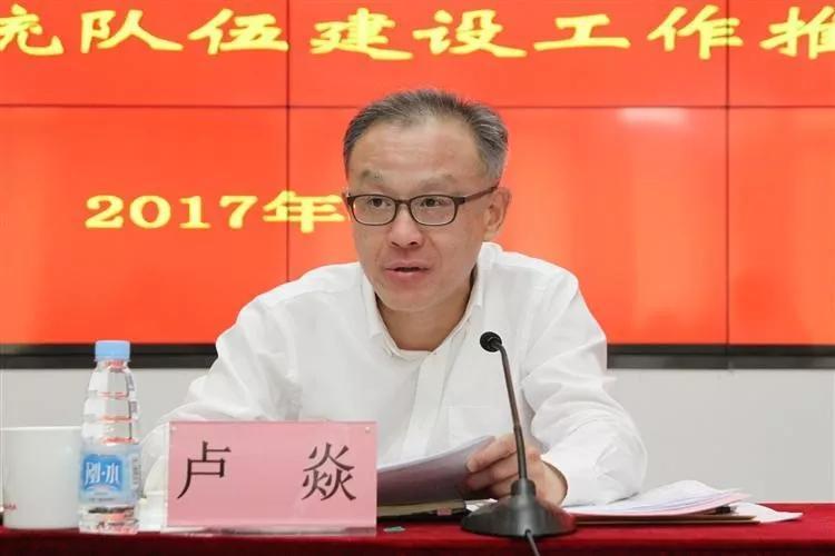卢焱资料图(图片来源于杨浦区政法网 通报称,卢焱严重违反政治纪律