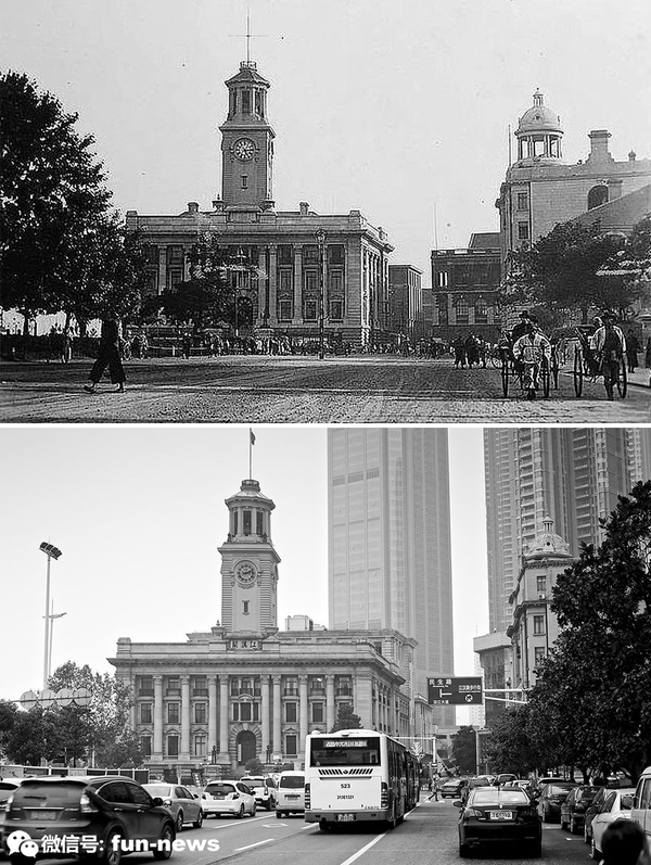 老照片看中国100年内城市变化