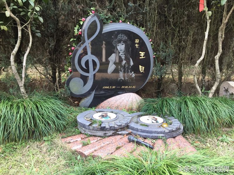 2018年3月3日,武汉石门峰名人文化公园,超女王贝墓.