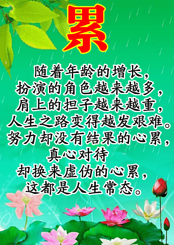 这六个字真漂亮,适合每一个人!字字精辟