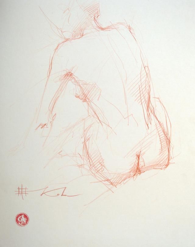 精彩的人体素描作品欣赏!让女人散发了独有的魅力!