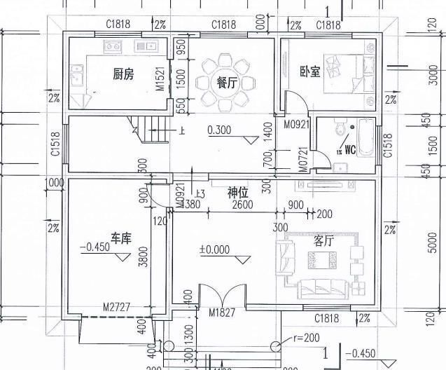 农村自建房厨房窗户设计图纸展示