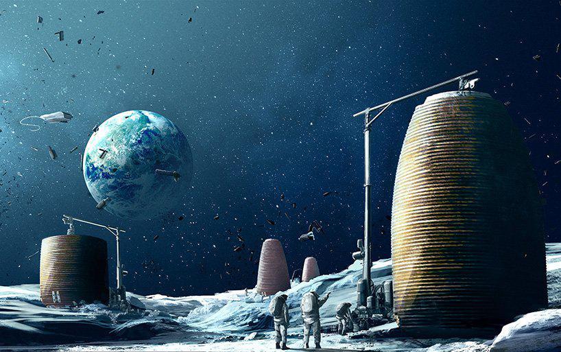 太空垃圾可以被回收再利用,用作未来太空社会中的建筑构件
