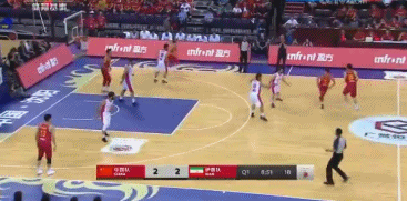 今夏第一赛!中国男篮蓝队77-67力克伊朗队迎开门红