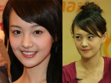 杨幂,范冰冰,郑爽整容前后照片对比,哎妈呀这改变