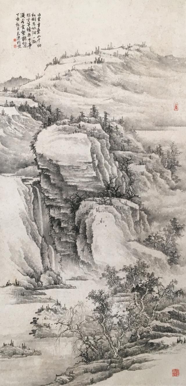 笔墨,气息是国画的精髓,庄志深山水画欣赏