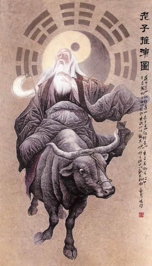那就是一个留下五千言,过函谷关而西去的老子所创造的道学.