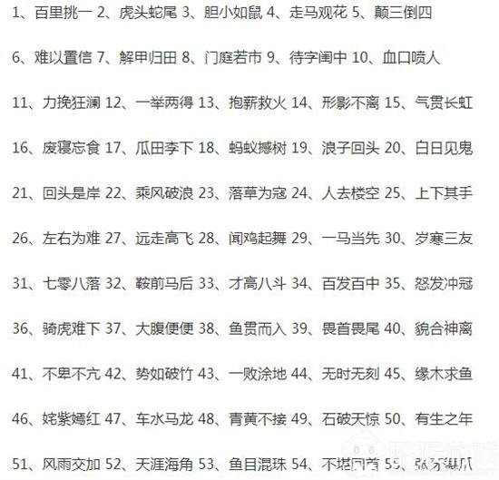 微信成语猜猜看太子少师全部答案104关全