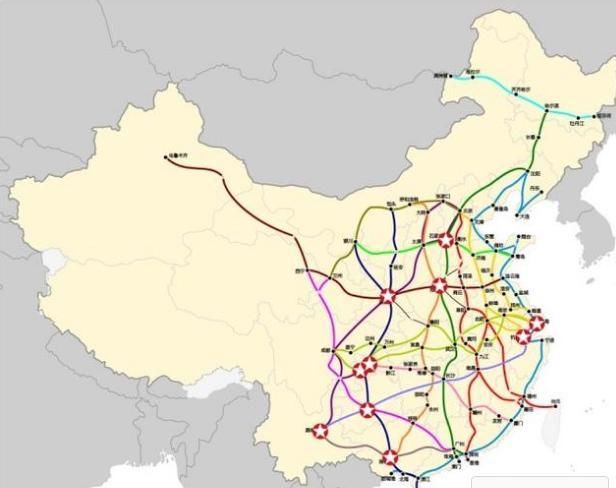 国家定位:《中长期铁路网规划(2008年调整)》八个重点建设的铁路枢纽