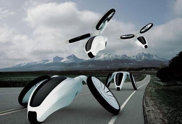 未来飞行汽车采用模块化设计,全电动,零排放.